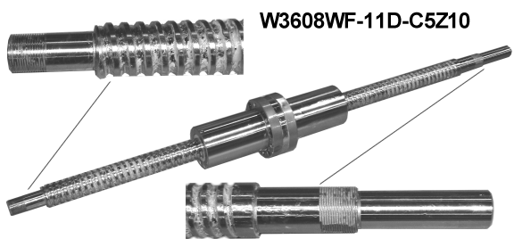 NSK 36mm ground screw, 25mm lead