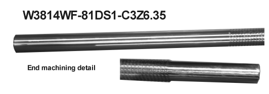 NSK 38mm ground screw, 6.35mm lead