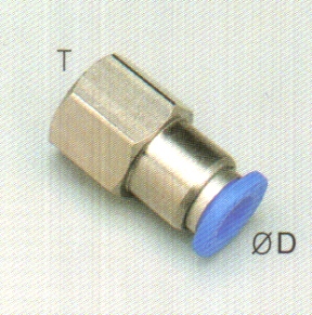 6mmT x 1/4RPT Female Connector