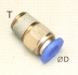 3/8"T x 1/8Rc Male Connector